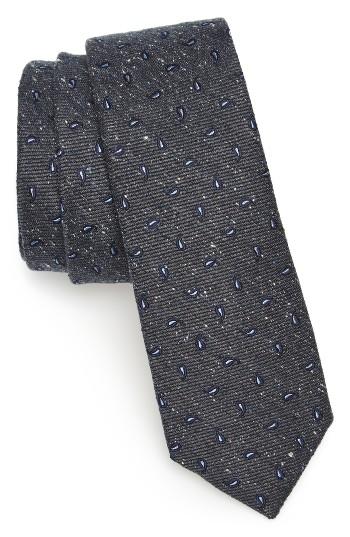 Men's The Tie Bar Paisley Nep Silk Tie