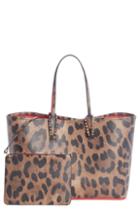 Christian Louboutin Large Cabata Leather Tote - Brown