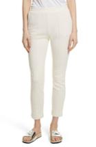 Women's T By Alexander Wang French Terry Pintuck Pleat Pants - Ivory