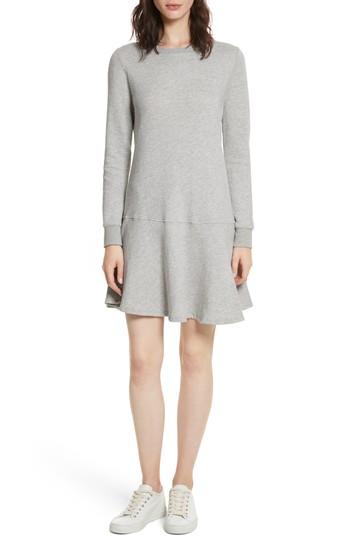 Women's Joie Runna French Terry A-line Dress - Grey