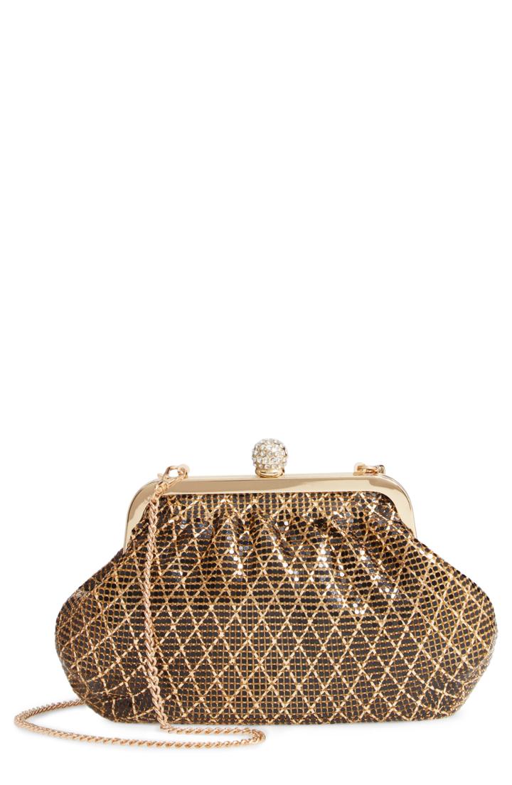 Nordstrom Vintage Mesh Pouch - Black