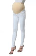 Women's Kimi And Kai Sadie Over The Belly Maternity Denim Leggings - White