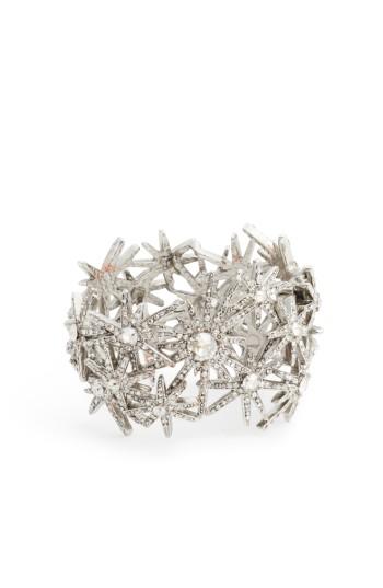 Women's Oscar De La Renta Crystal Fireworks Bracelet