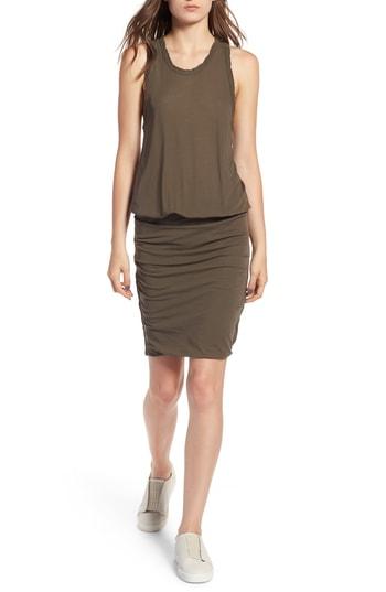 Women's James Perse Racerback Blouson Dress - Green