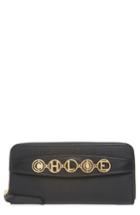 Women's Chloe Messages Love Zip Around Leather Wallet -