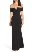 Women's Lulus Lynne Off The Shoulder Gown - Black