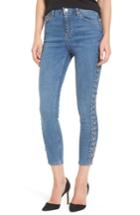 Women's Topshop Jamie Side Lace-up Skinny Jeans