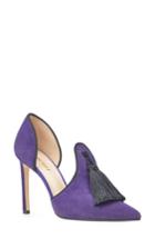 Women's Nine West Tyrell Pointy Toe D'orsay Pump M - Purple