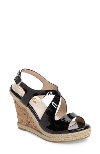 Women's Callisto Brielle Wedge Sandal .5 M - Black