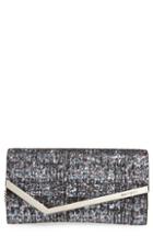 Jimmy Choo Emmie Glitter Clutch - Black