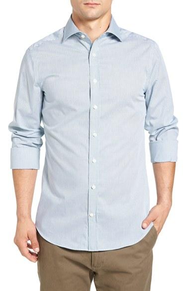 Men's Gant Extra Trim Fit Mini Check Sport Shirt