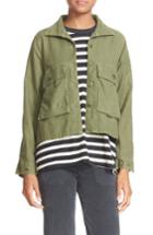 Women's The Great. 'the Swingy Army' Jacket - Green