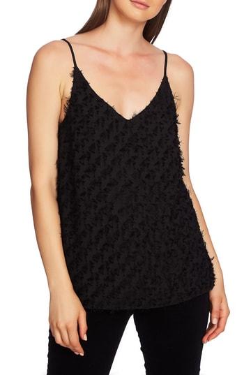 Women's 1.state Eyelash Fringe Camisole - Black