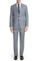 Men's Emporio Armani G-line Trim Fit Plaid Wool Suit