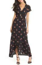 Women's Knot Sisters Adeline Wrap Dress - Black