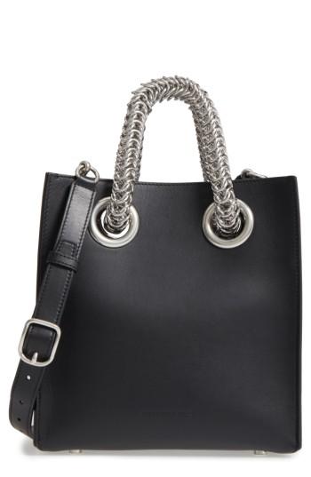 Alexander Wang Genesis Box Chain Square Leather Shopper - Black