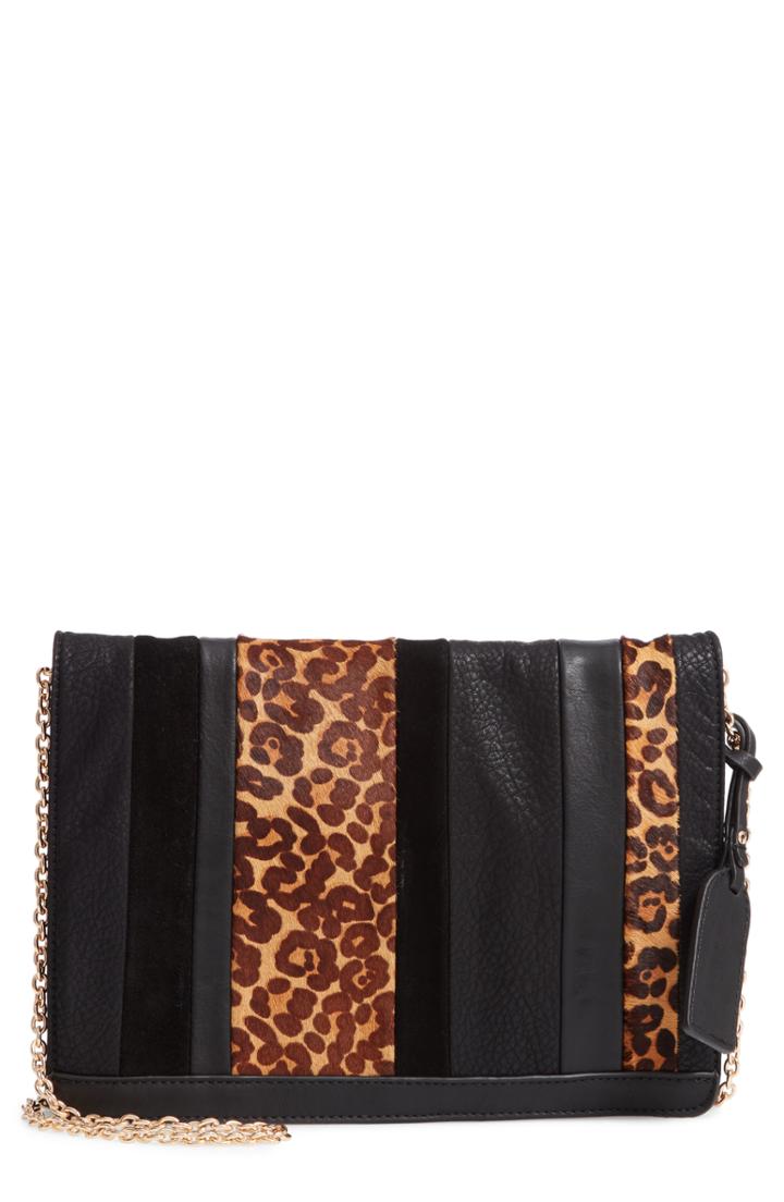 Sole Society Ragna Mixed Media Clutch -