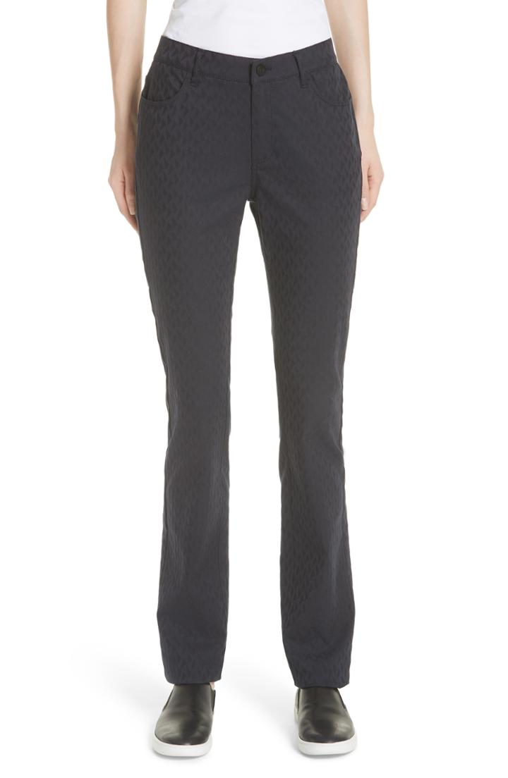 Women's Lafayette 148 New York Thompson Straight Leg Jeans (similar To 14w) - Blue