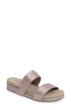 Women's Hush Puppies Gallia Chrysta Sandal M - Metallic