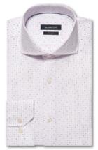 Men's Bugatchi Trim Fit Dot Dress Shirt .5 - Pink