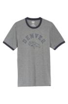 Men's 47 Brand Denver Broncos Ringer T-shirt - Grey