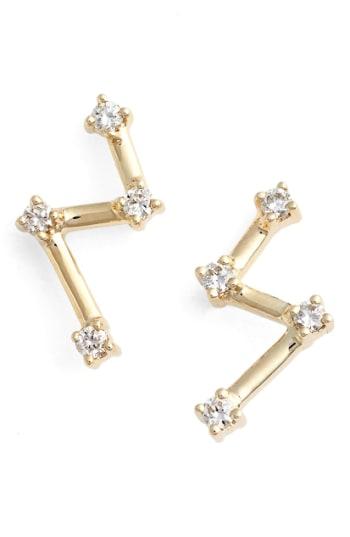 Women's Dana Rebecca Designs 'jenna Morgan Zig Zag' Diamond Ear Crawlers