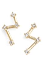Women's Dana Rebecca Designs 'jenna Morgan Zig Zag' Diamond Ear Crawlers