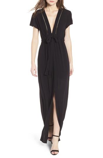 Women's Wayf Maya Tie Waist Dress - Black