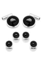 Men's Cufflinks, Inc. Onyx Cuff Link & Shirt Stud Set