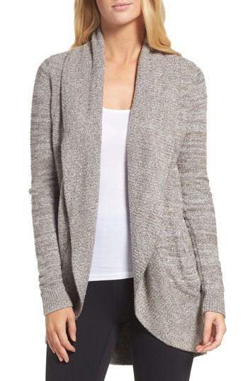 Women's Barefoot Dreams Cozychic Lite Circle Cardigan - Beige