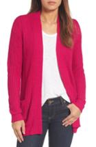 Women's Halogen Open Stitch Detail Cardigan