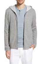 Men's James Perse Cashmere Zip Hoodie (xs) - Grey