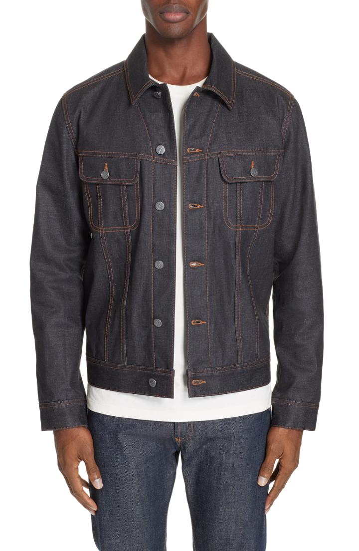 Men's A.p.c. Rick Denim Jacket - Blue