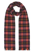Women's Burberry Multicolor Vintage Check Wool Scarf, Size - Black