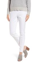 Petite Women's Eileen Fisher Stretch Organic Cotton Denim Skinny Pants P - White