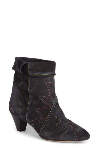 Women's Isabel Marant Dyna Topstitched Boot Us / 36eu - Black