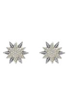 Women's Lagos North Star Diamond Omega Earrings