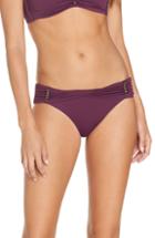 Women's Robin Piccone Malia Ruffle Bikini Bottoms - Black