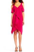 Women's Adrianna Papell Cold Shoulder Dress - Red