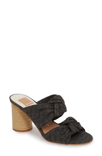 Women's Dolce Vita Jene Double Knot Sandal M - Black