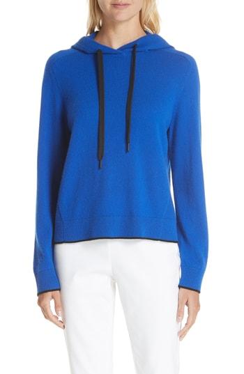 Women's Rag & Bone Yorke Cashmere Hoodie, Size - Blue