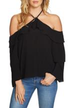 Women's 1.state Ruffle Cold Shoulder Blouse
