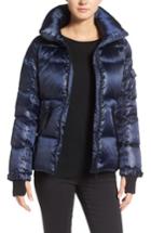 Women's S13 'kylie' Metallic Quilted Jacket With Removable Hood