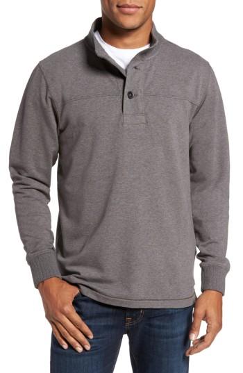 Men's Jeremiah Taylor Quarter Button Pullover - Grey