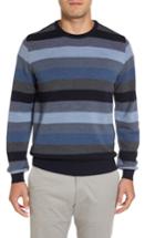 Men's Paul & Shark Stripe Wool Sweater - Blue