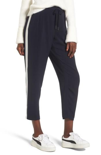 Women's Love, Fire Side Stripe Track Pants - Blue