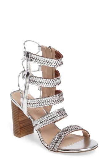 Women's Charles By Charles David Ella Block Heel Sandal .5 M - Metallic