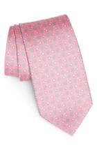 Men's Salvatore Ferragamo Giuly Print Silk Tie, Size - Pink
