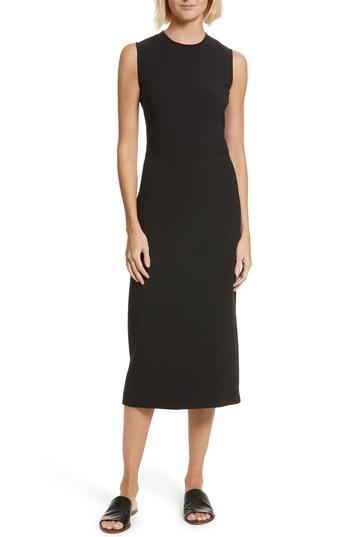 Women's Joseph Sabine Stretch Cady Sheath Dress Us / 34 Fr - Black
