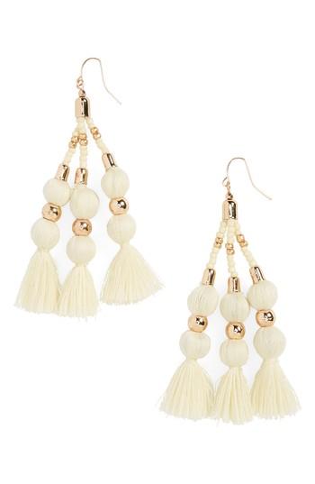 Women's Bp. Tassel & Sphere Drop Earrings